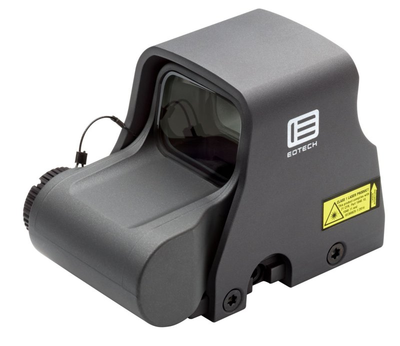 EOTech XPS2 Holographic Red Dot Sight, 1x30.5mm x 21.6mm, Grey, 20 Brightness Settings, Submersible, Lightweight