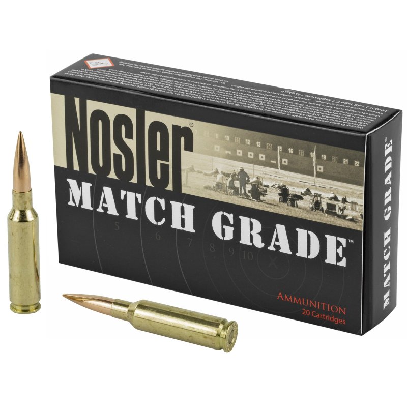 Nosler 60115 6.5 Creedmoor 140 gr RDF HPBT Match Grade 20 Rounds