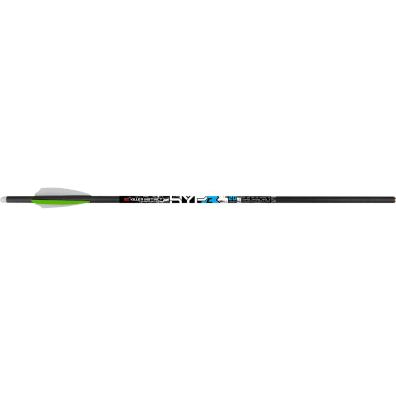 Killer Instinct 1065-6 Hypr Lite Crossbow Bolts 20" 6pk Carbon 370gr