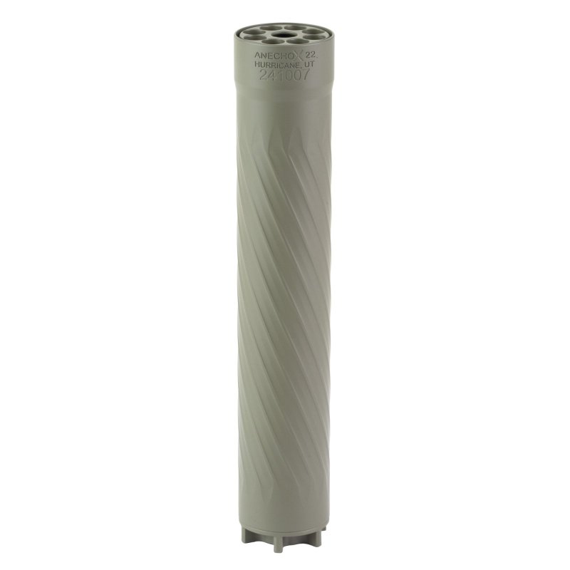 ANECHOIC X22OD .22LR/17HMR/22MAG 1/2"x28 Olive Suppressor