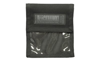 Blackhawk Neck ID Badge Pen Holder Dual-Pocket Lanyard Black