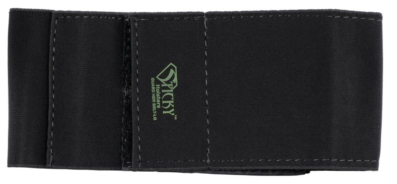 Sticky Holsters GHBTLG Guard Her Garter Large Black Elastic 20-31"