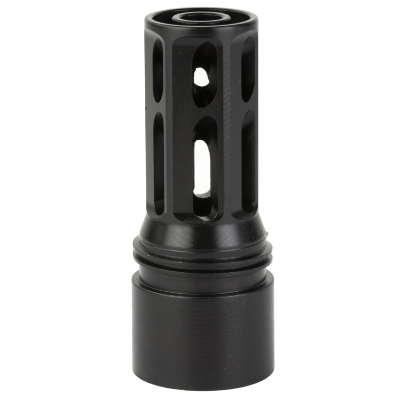 Huxwrx 1858 Flash Hider-QD 7.62mm M26x1.5 LH Black Steel 2.3"