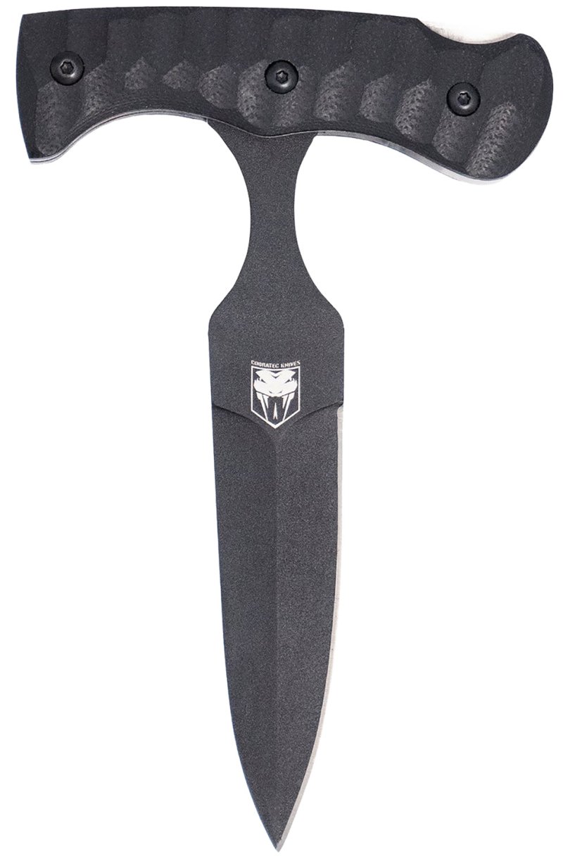 CobraTec Knives FG10PD Folding Push Dagger 2.88 In D2 Steel G10 Handle