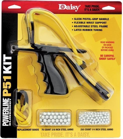 Daisy P51 Slingshot Kit Wrist Support Surgical Tubing Release Pouch