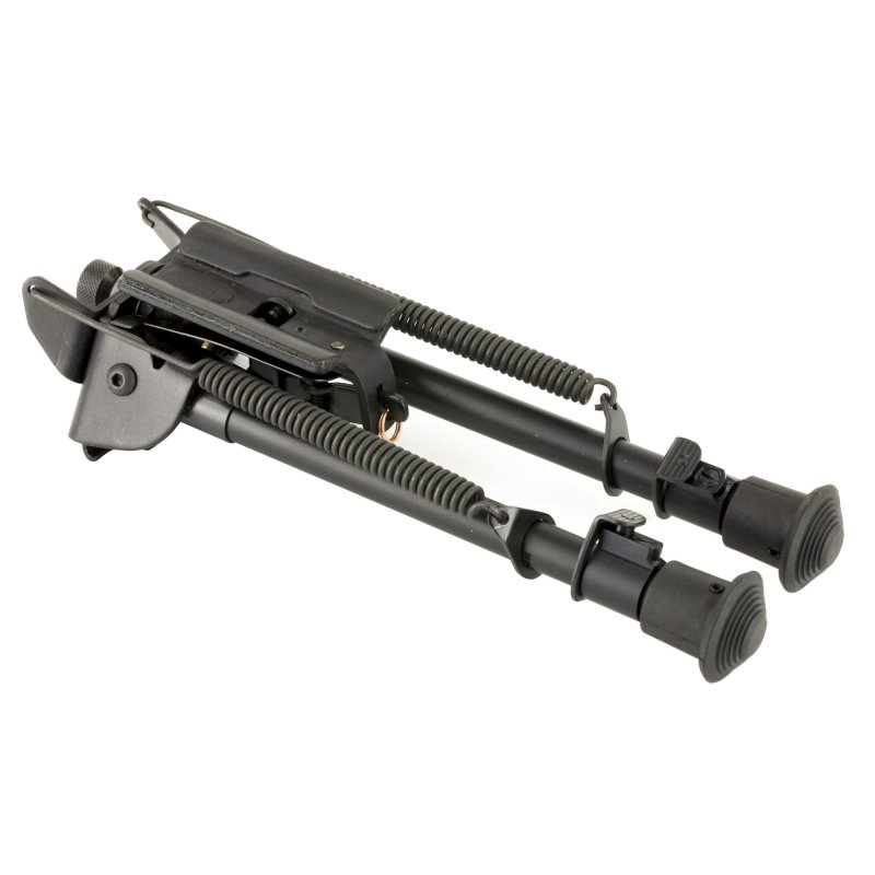 Harris S-LM Bipod 9-13 In Notched Legs Swivel Rubber Feet