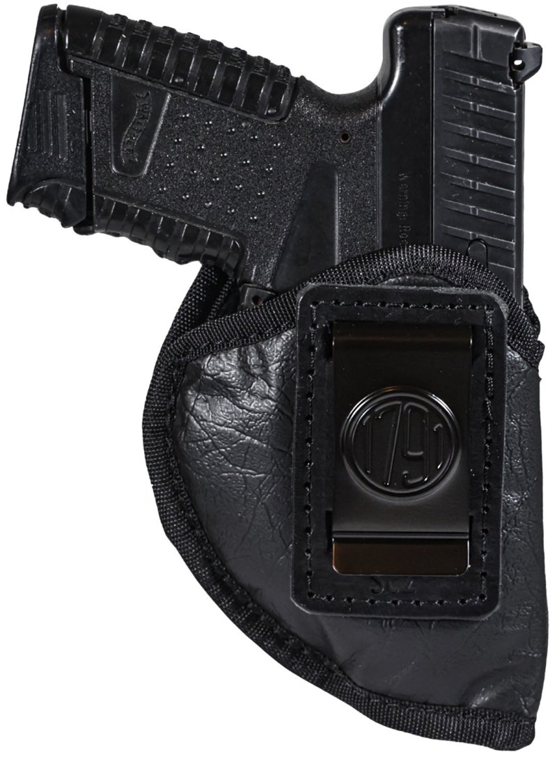 1791 Gunleather ECOSC2BLKR EcoCarry Sub-Compact IWB Medium Black RH