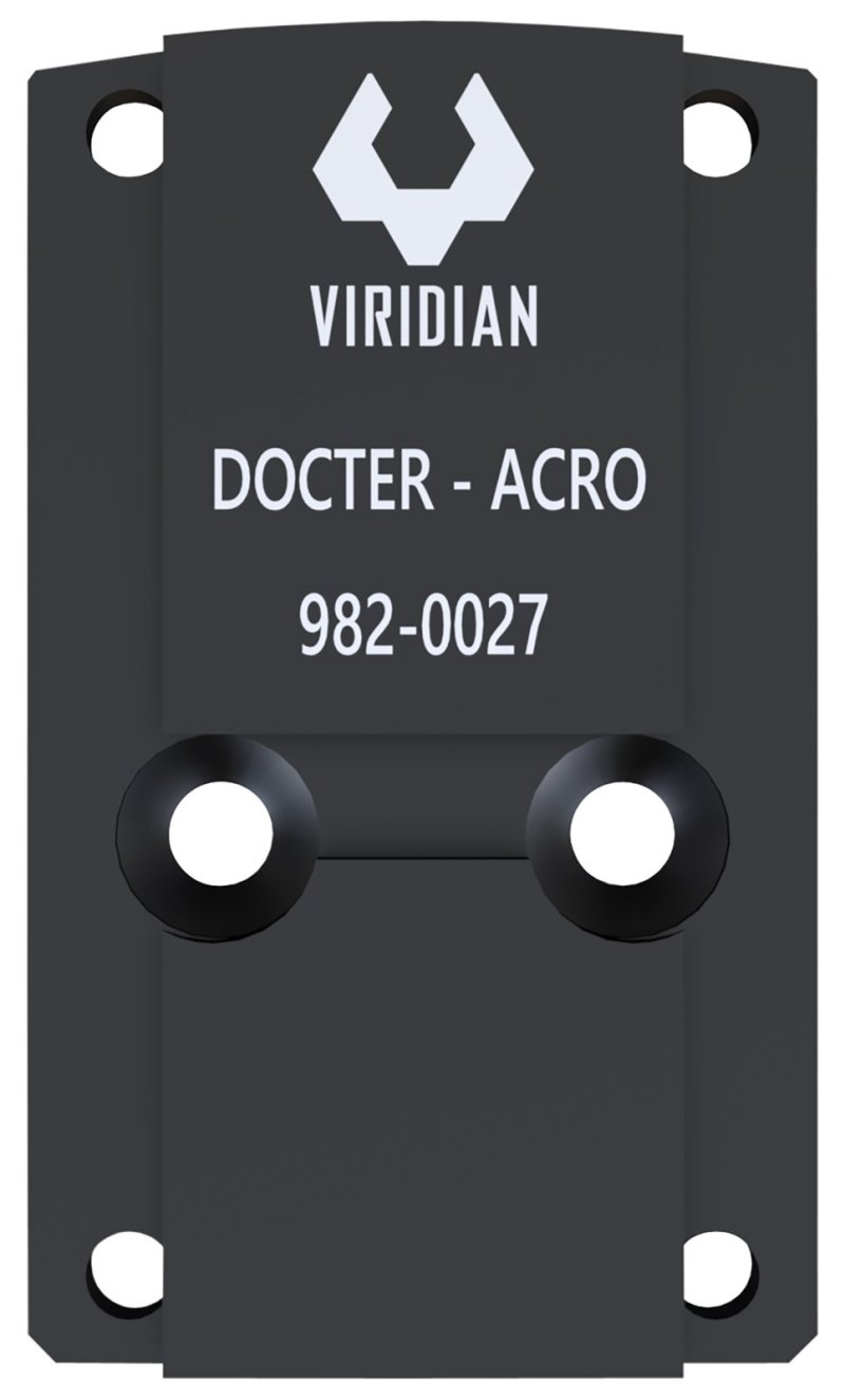 Viridian 9820027 RFX45 Docter Mounting Adapter Black Anodized Aluminum