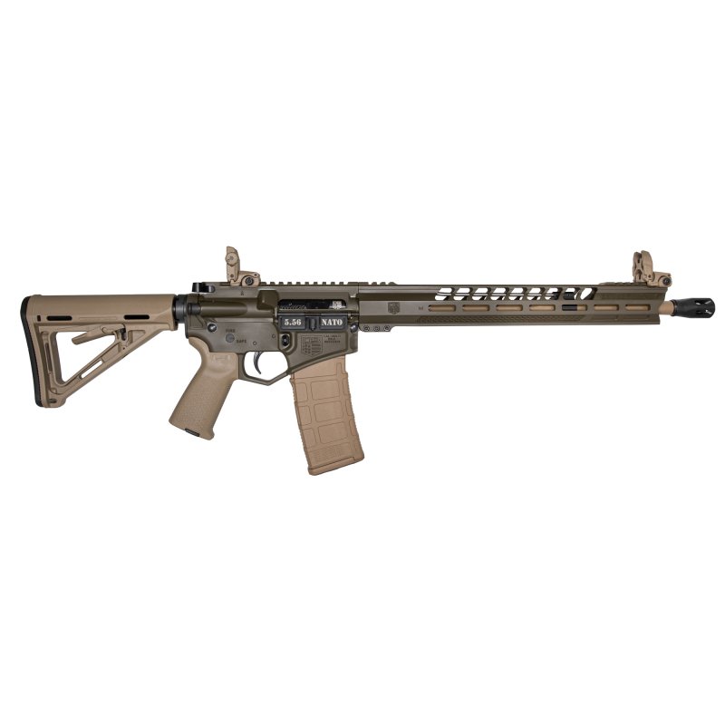 Diamondback DB171AK192 AR Rifle, 223/556, 16" FDE Barrel, OD Green Finish