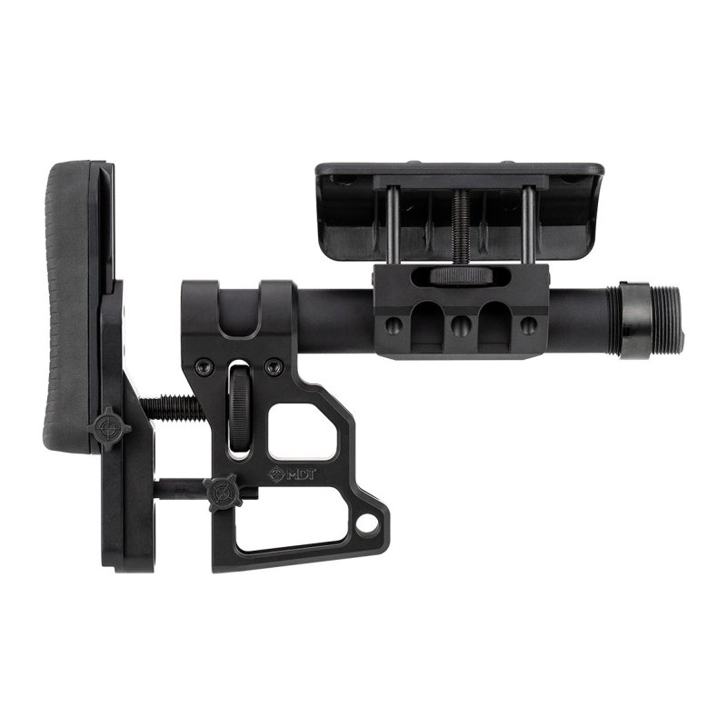 Mdt 102856BLK Skeleton Carbine Stock Black Aluminum Adj. Cheekrest