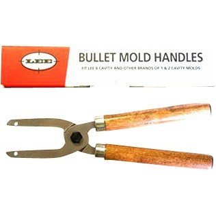 Lee Precision 90005 Commercial Mold Handles Steel with Wood Grip
