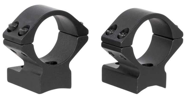 Talley 930765 Scope Mount Ring Combo 1 In Low Black Aluminum