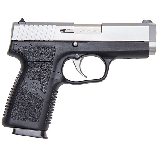 Kahr CW9 9mm DAO, 7rd Capacity, 3.6" Barrel, Textured Black Polymer Frame, Stainless Steel Matte Slide, Adjustable Sights