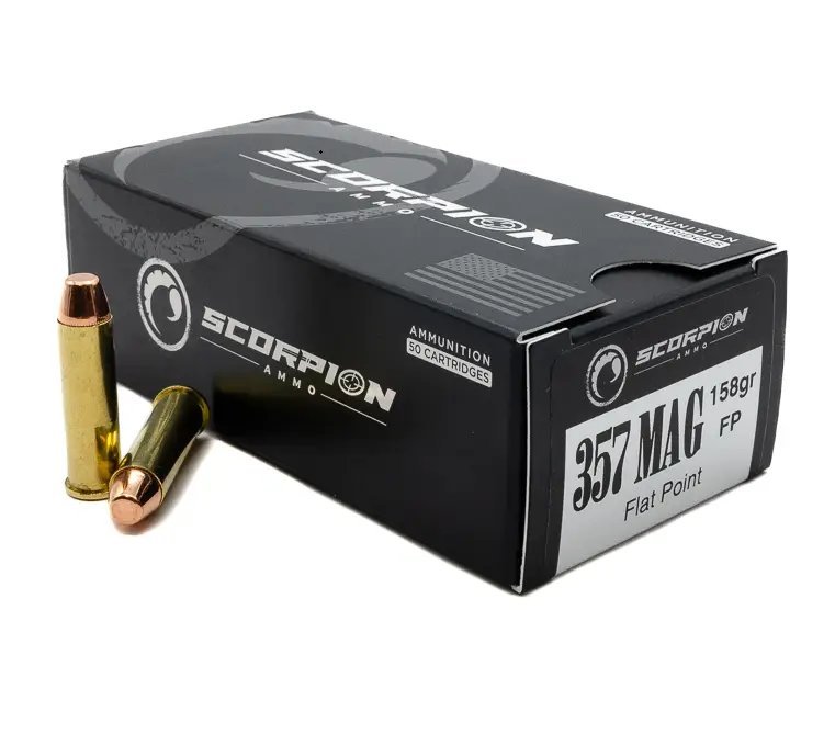 SCORPION AMO 357 MAG 158GR TMC- FP 50RD BOX ( 20 BOXES PER CASE)