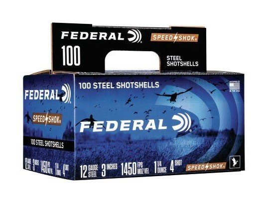 Federal Premium Speed-Shok 12 Gauge 3" 1-1/4 oz #4 Shot 100/Box