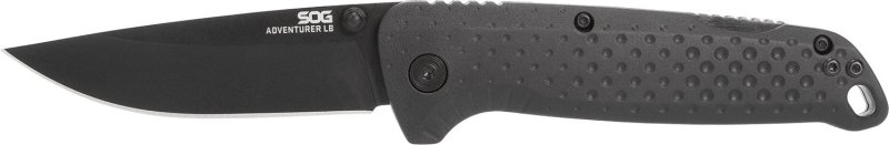 SOG SOG-13-11-01-43 Adventurer LB 3.5" Drop Point Blade Blackout