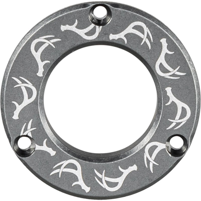 Axcel ADVR-HUB-SGDAN Driver Hubcap Stone Gray Deer Antlers Engraving