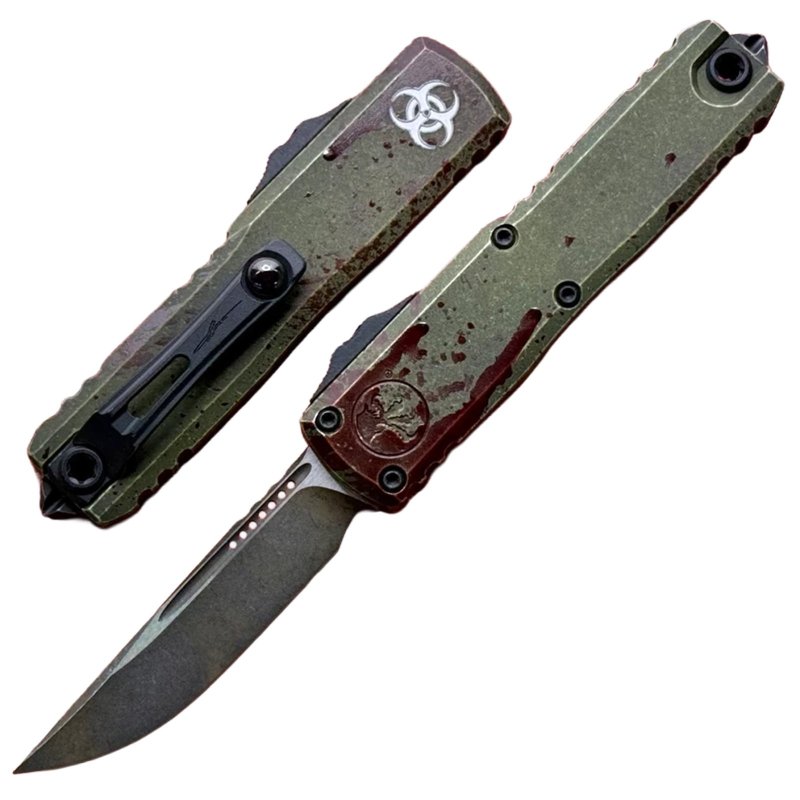 Microtech UTX-85 Gen IV 3.1 In SE Standard Outbreak Aluminum Handle