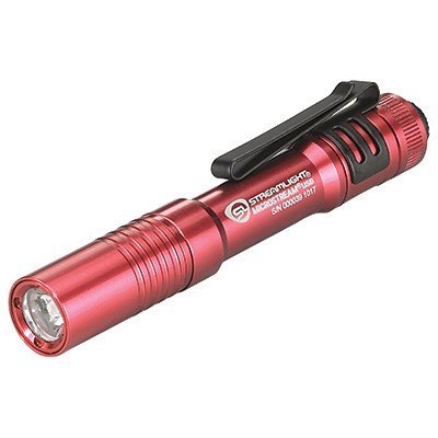 Streamlight MicroStream USB 66602 Red 250 Lumen Rechargeable Flashlight