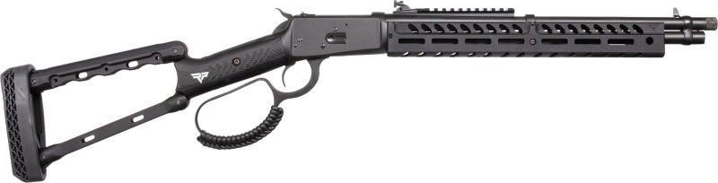 Rossi 920441613-TBRP R92 44 Mag 8+1 16.50 Black Cerakote Alloy Steel Threaded Barrel & Drilled & Tapped Receiver, Black Fixed Wood Stock