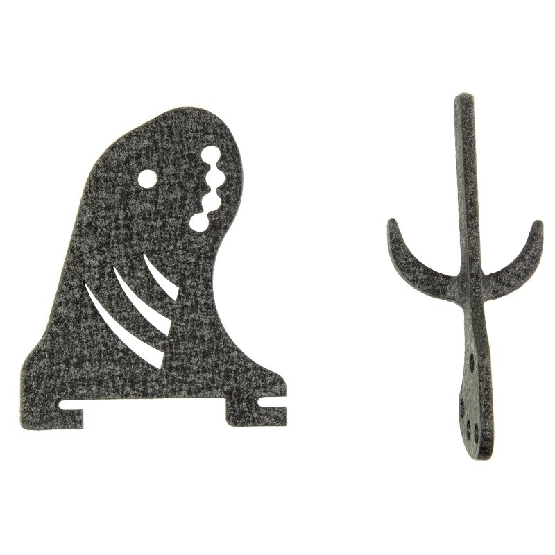 Skull Hooker Arm Prong for Trophy Tree Black
