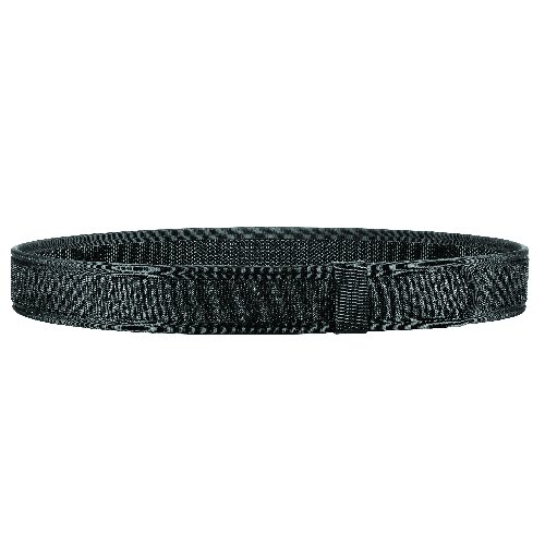 Bianchi Model 7201 Nylon Gun Belt - High-Density 4-Part Construction - Hook & Loop Close - Black - Medium 34" to 40"