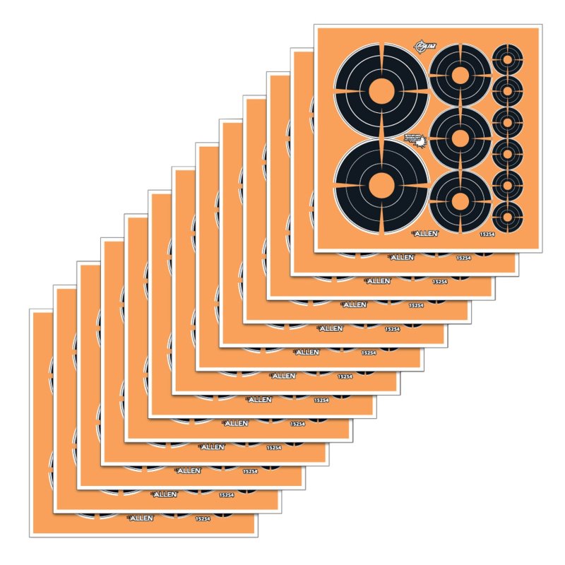 Allen Company EZ-Aim 15254 Splash Reactive Bullseye Adhesive 12 Pack