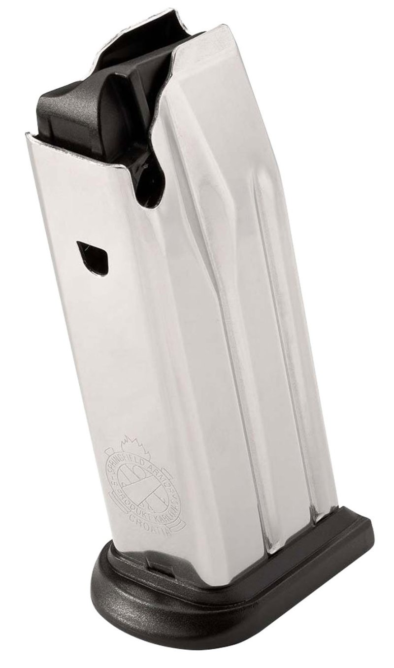 Springfield Armory XD40 Sub-Compact Stainless Steel & Polymer Magazine, 40 S&W Caliber, 9-Round Capacity