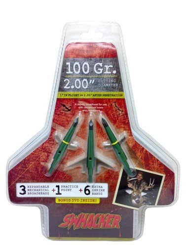 Swhacker Broadhead 2-Blade 100Gr 2" CUT 3/Pk SWH00207