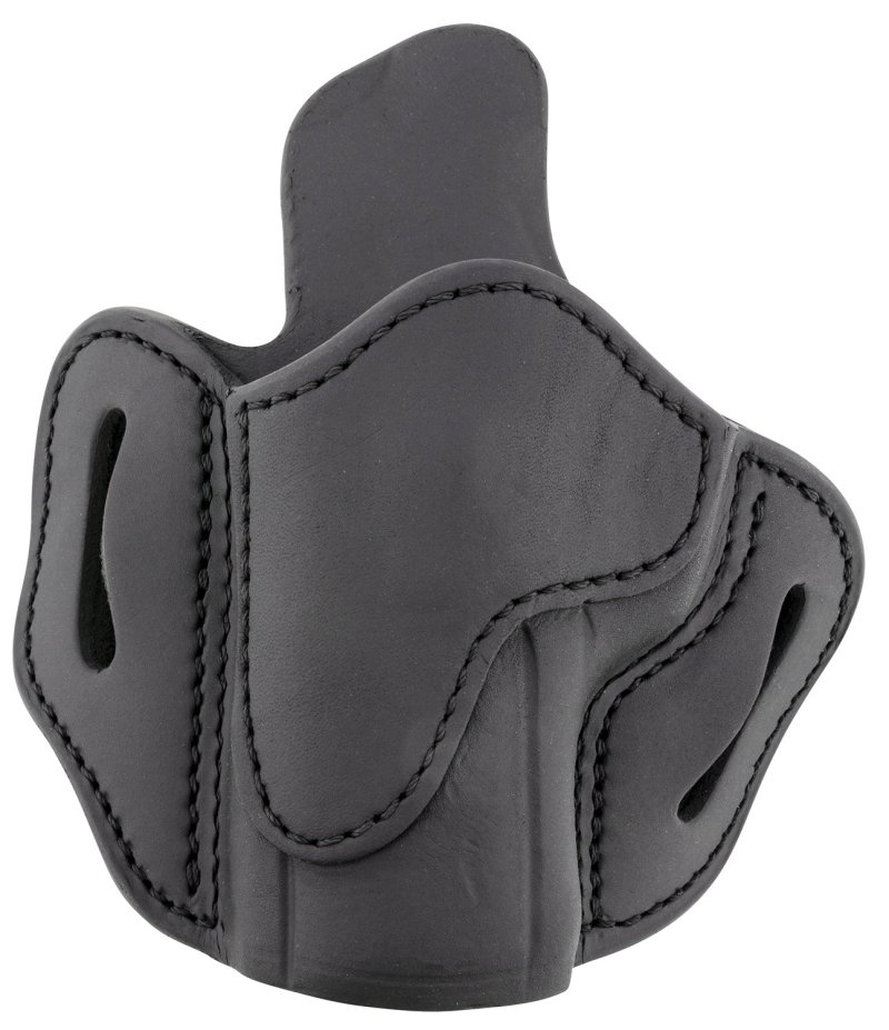 1791 Gunleather ORBH24SSBLL BH2.4S Optic Ready Leather Holster Black