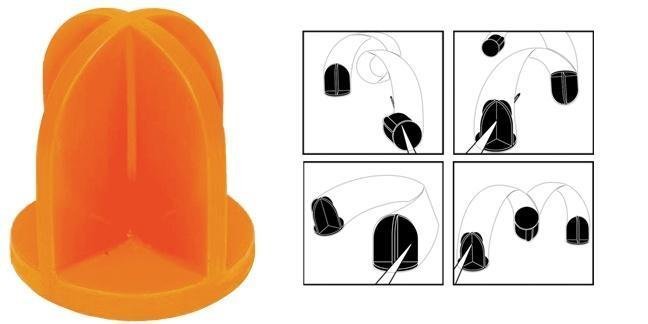 Do-All Outdoors Impact Seal Ground Bouncing Targets 5 Top Hat