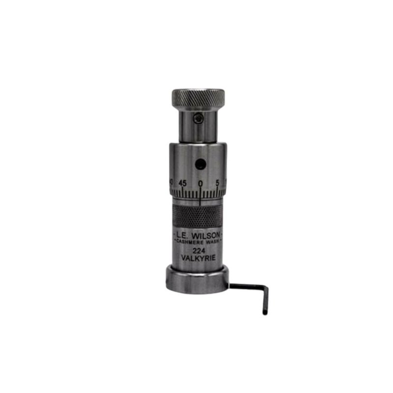 L.E. Wilson Stainless Steel VLD Bullet Seater with Micrometer Adjustment (UPC 827733)
