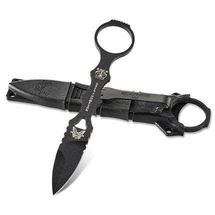BENCHMADE Mini SOCP Spear-Point Fixed Blade Knife (177BK)