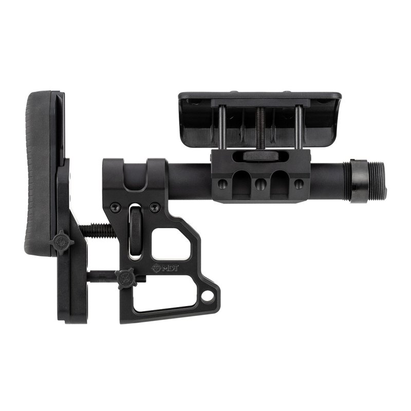 MDT Skeleton Carbine Stock SCS Black Aluminum Adj Cheekrest Buttpad
