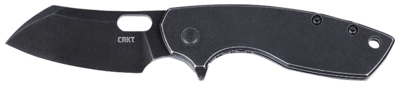 CRKT Pilar Large Folding Knife 2-7-10" Sheepsfoot Blade Black