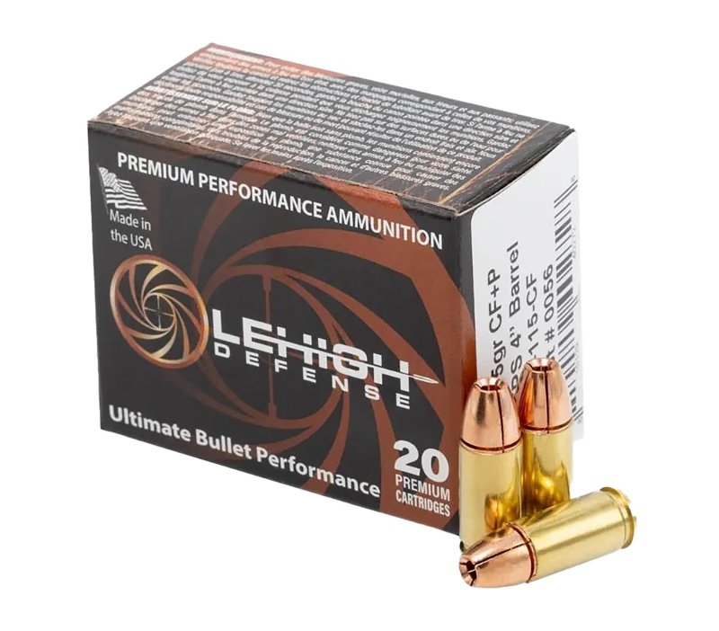 Wilson Combat LA9115CF 9mm 115gr Controlled Fracturing Ammo 20/Box