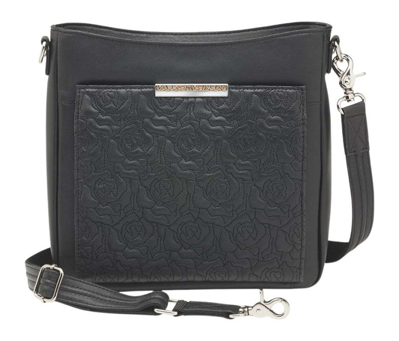 GTM GTM-98LMB/BK SLIM PURSE CROSSBODY-LAMB