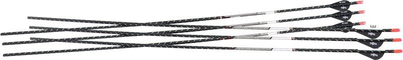 Easton 817841 5mm Full Metal Jacket Arrows 340 Blazer Vanes 6-Pack