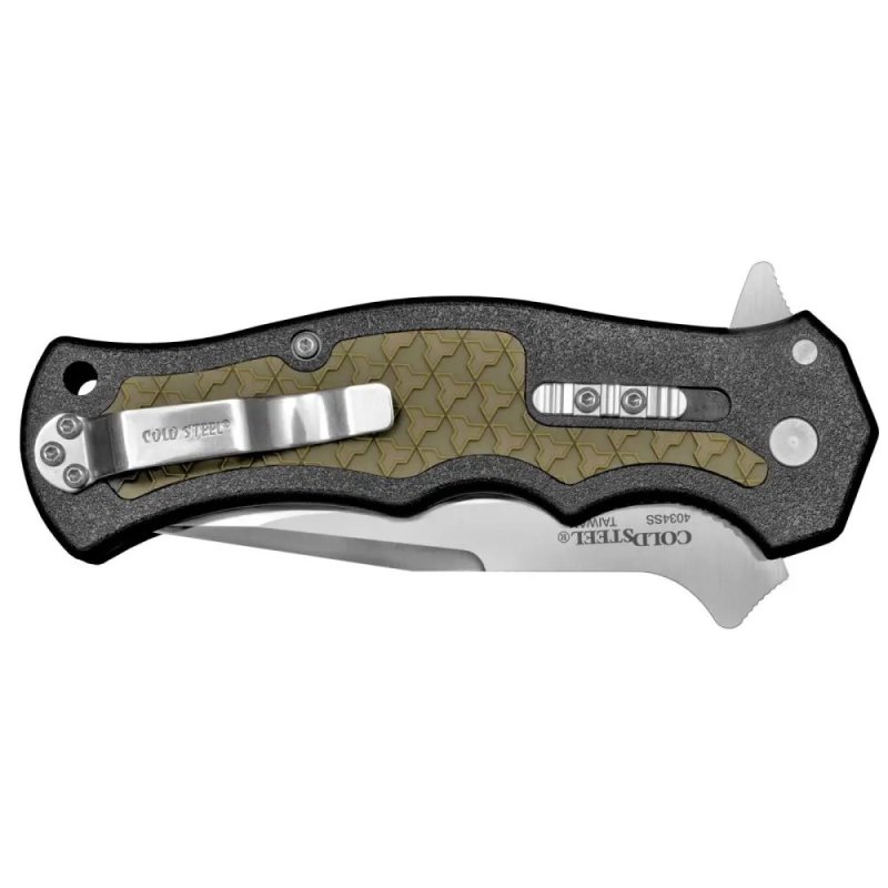 Cold Steel Crawford 1 Folding Knife 3.5in Blade Green Zy-Ex 20MWC
