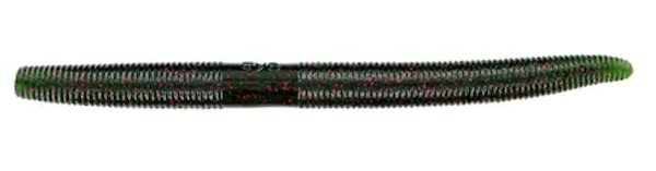 GSM Fishing 5in Senko Watermelon Black Red Flake Lure 10 Pack