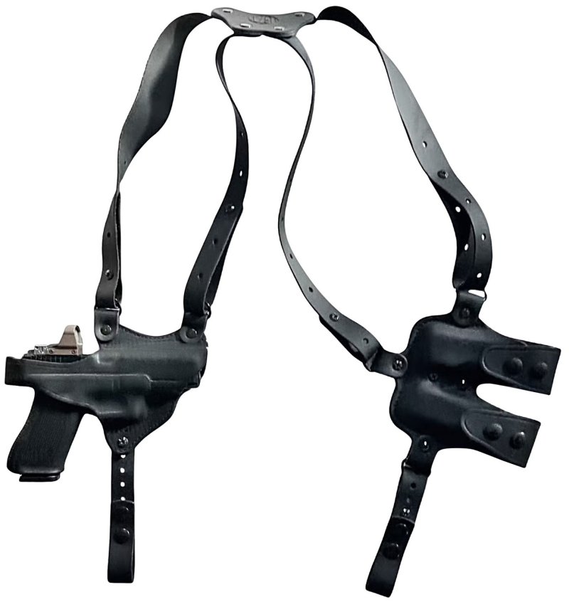 1791 Gunleather NSS-2.1-SBL-H-R Glock Optic-Ready RH Shoulder Holster