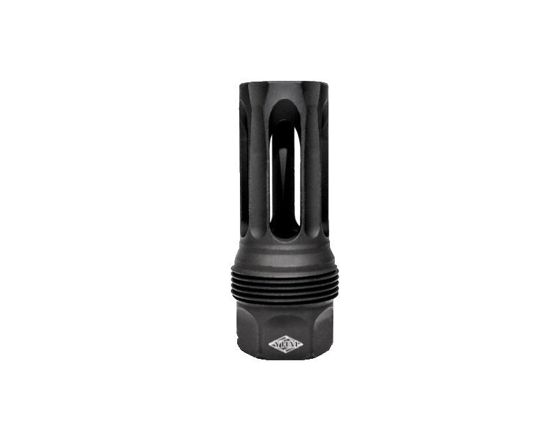 YHM sRx Flash Hider Quick Detach Long Black 1/2-28 TPI 9mm