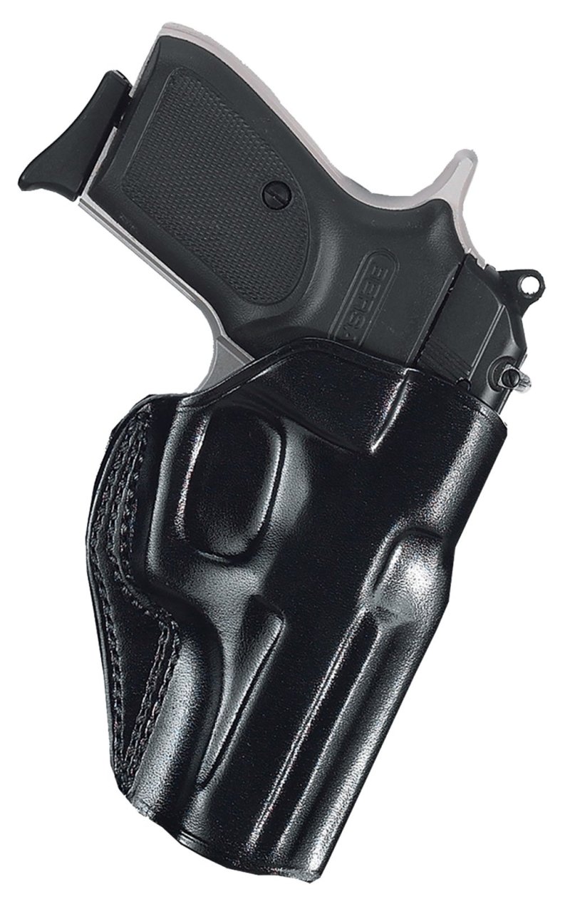 Galco SG664B Stinger OWB Black Leather Holster for Sig P938, Right Hand