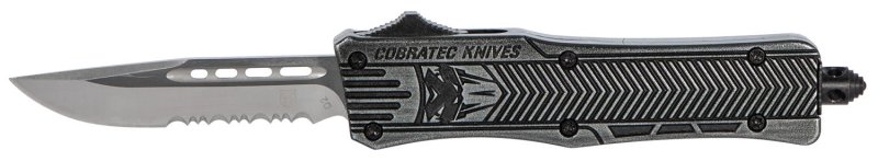 CobraTec SSWCTK1SDS CTK-1 Small 2.75" D2 Blade Black Aluminum Handle
