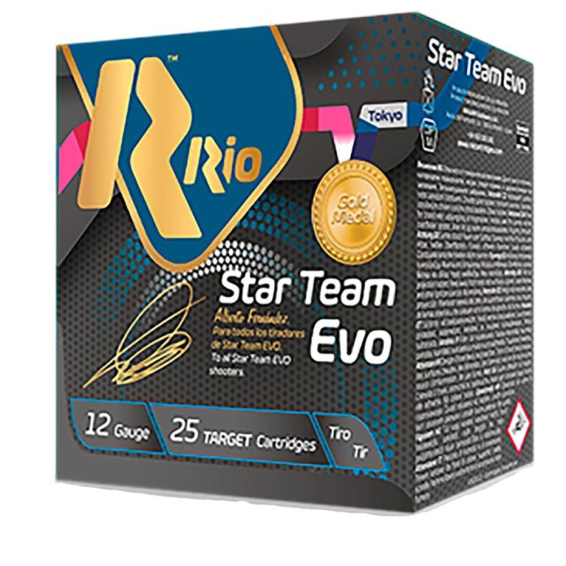 RIO STSP2885 Star Team Evo 12GA 2.75" 1oz #8.5 Shotgun Shells 25-Pack