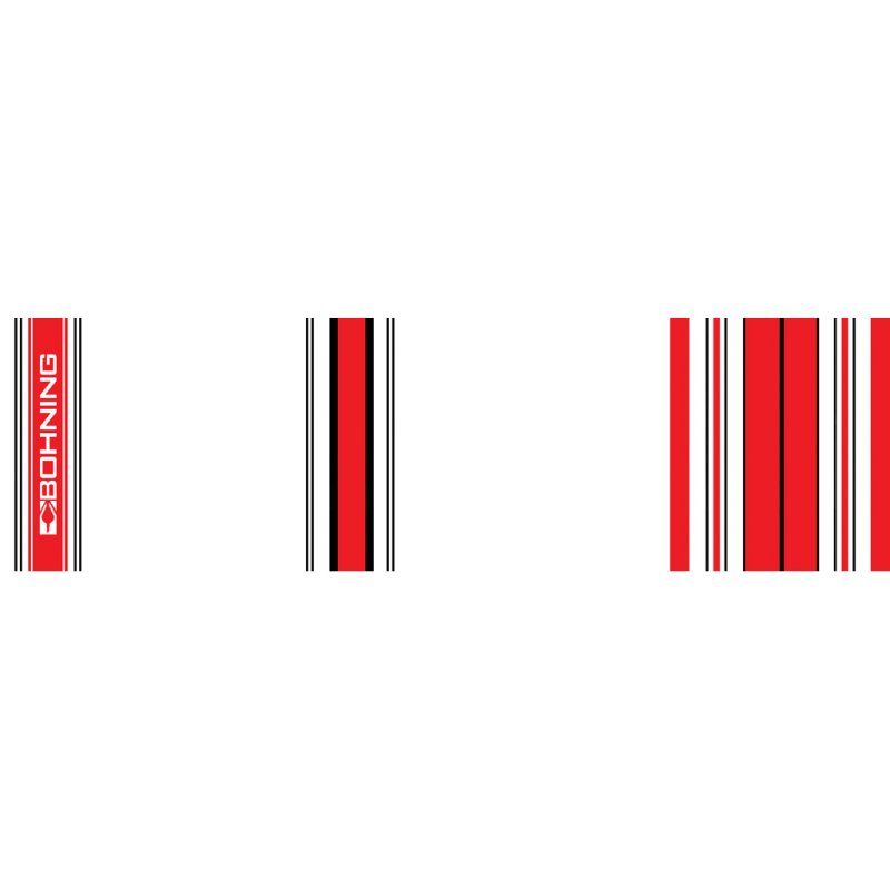 Bohning Arrow Wraps Crested Red 7 in. Standard 13 pk. (Model: 501041CRD)