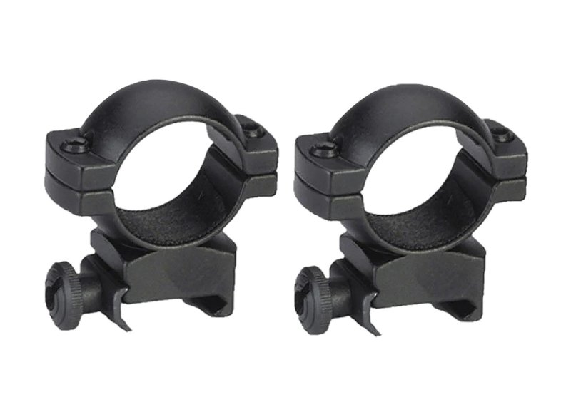 Traditions A793DS Scope Ring Set Weaver High 1" Tube Matte Black Aluminum