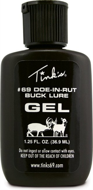 Tink's Scents No. 69 Doe-In-Rut Gel Lure, W6302 Model, Deer Attraction, 10ft Stream, Weather Resistant