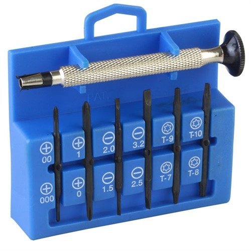 Brownells Miniature Precision Screwdriver Set, 12-in-1, Compact Design