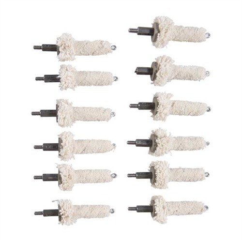 Brownells AR-15/M16 Cotton Chamber Mop 223 Remongton 12 Pack